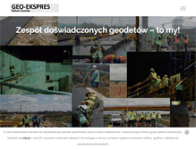 Tablet Screenshot of geoekspres-olsztynek.pl
